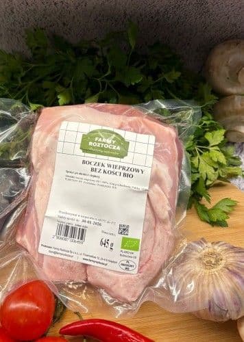 Boczek wieprzowy bez kości BIO 1,2 kg